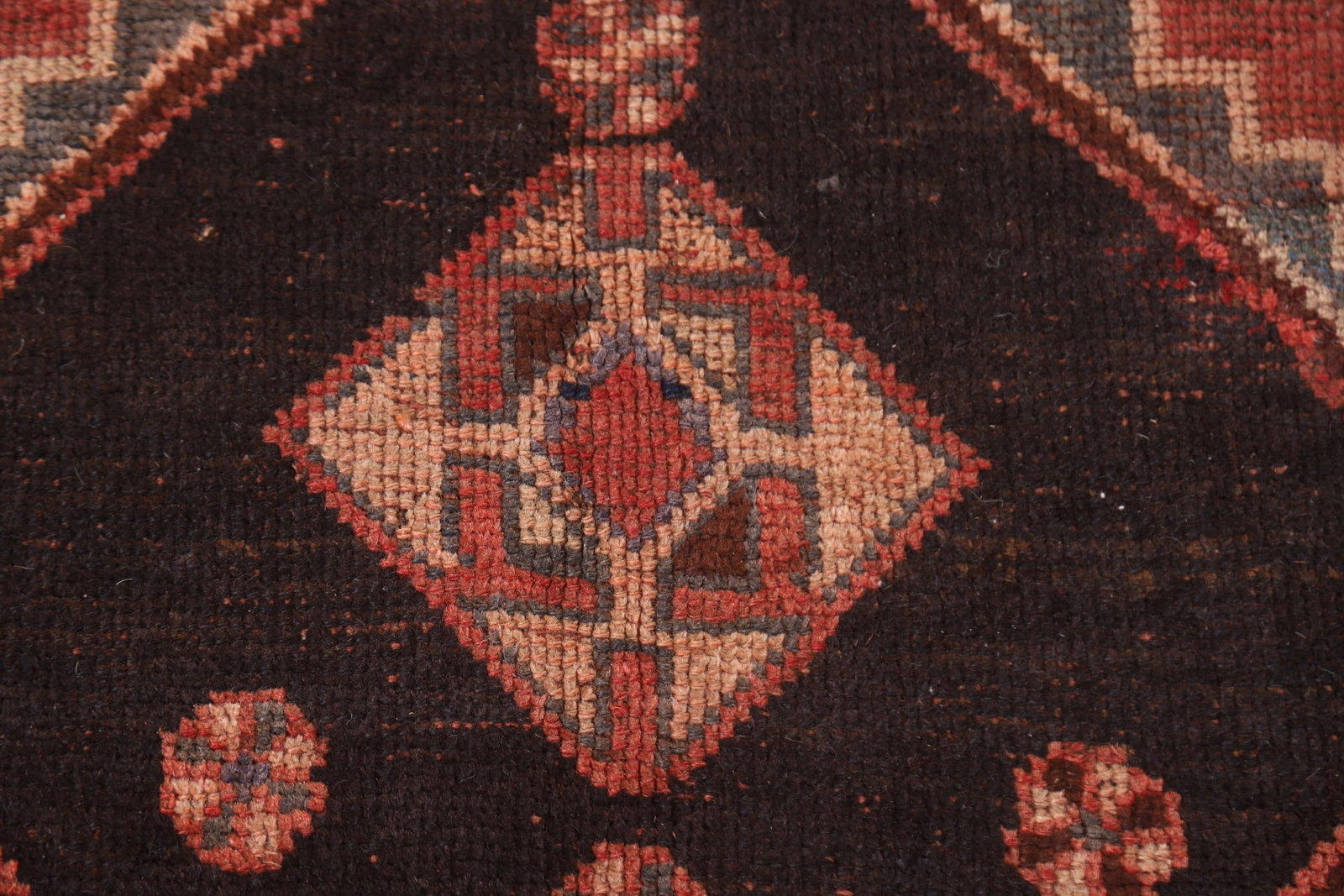Antique Wool Lori Persian Runner Rug 4x9 - 7