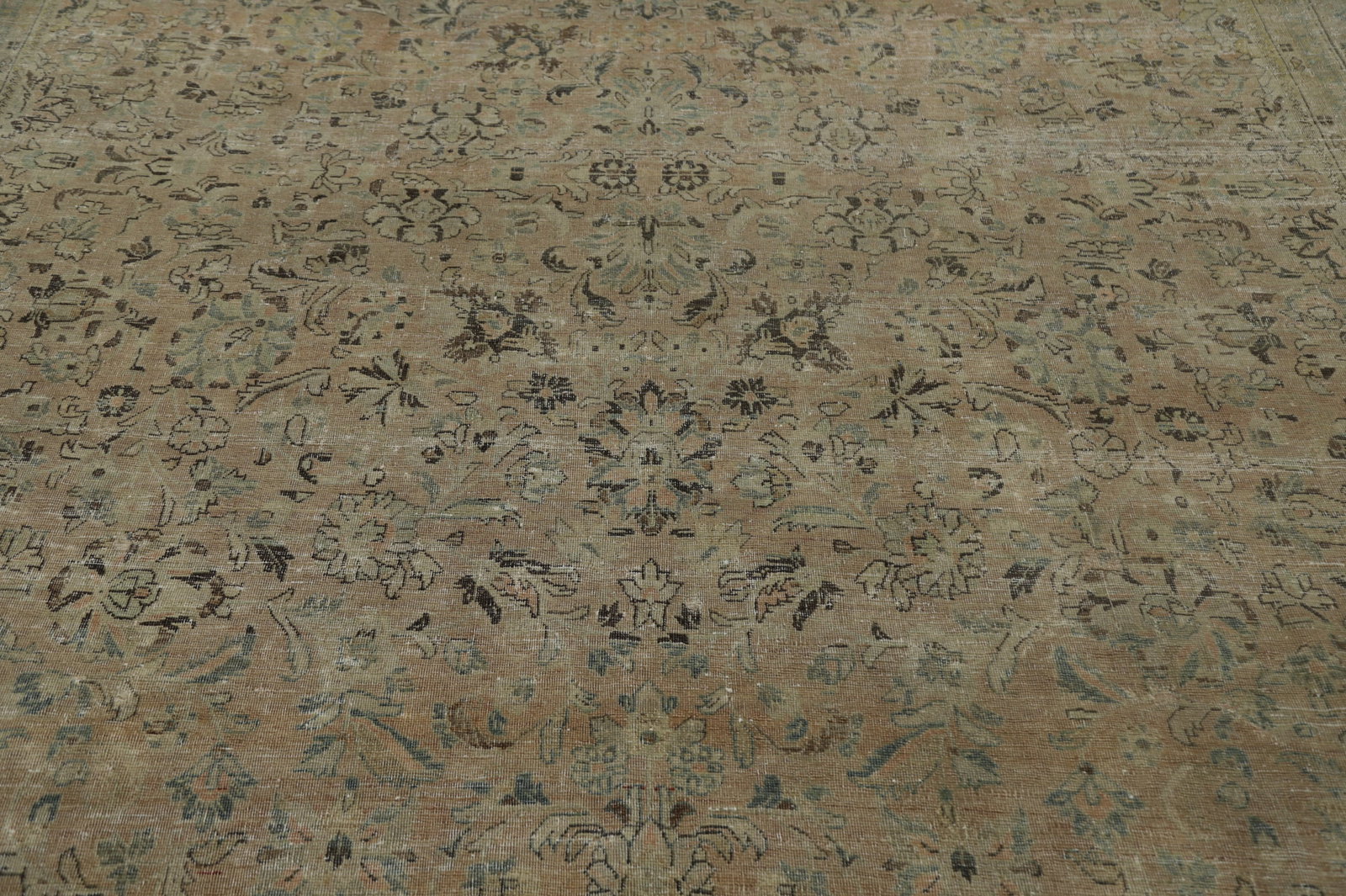 Antique Wool Kashan Persian Area Rug 8x12 - 3