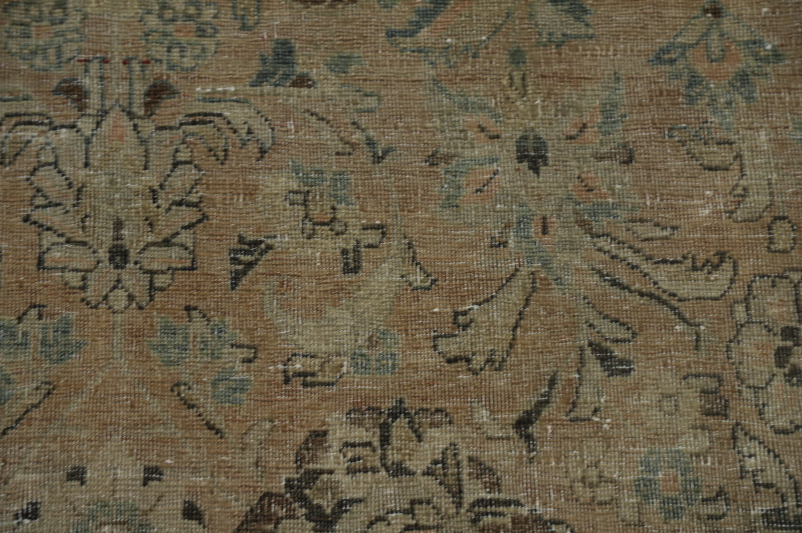 Antique Wool Kashan Persian Area Rug 8x12 - 6