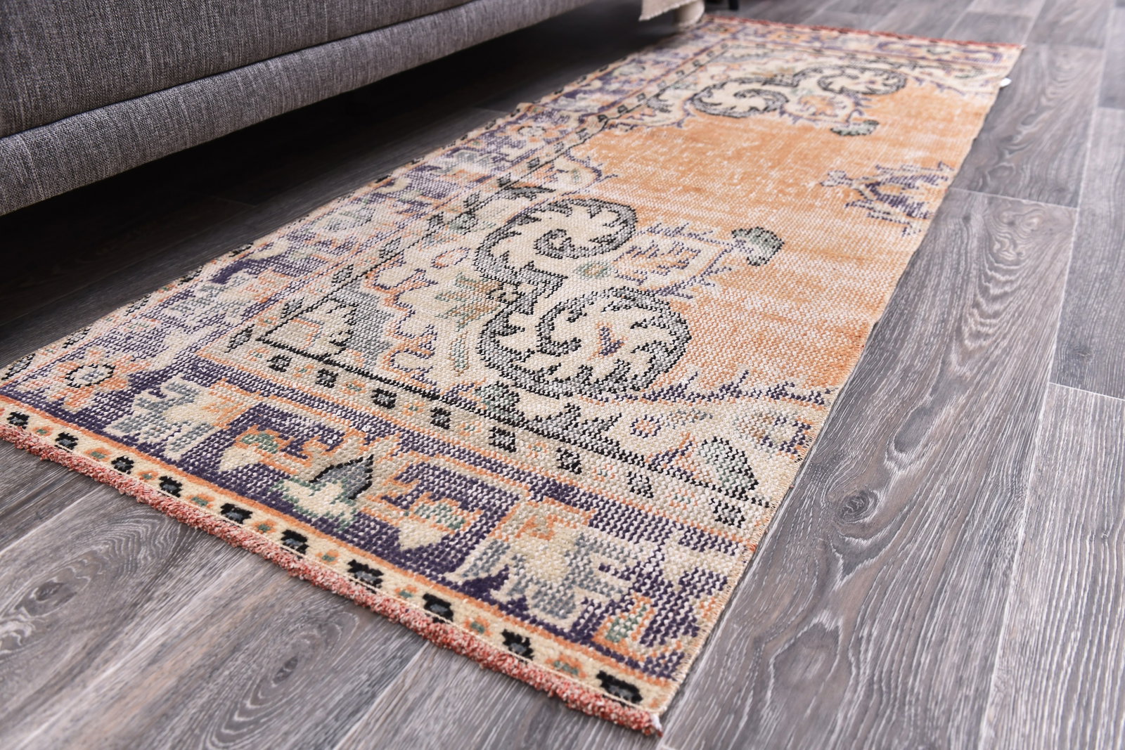 2'5'' x 6'2'' Turkish Vintage Runner Rug - 244635 - 2