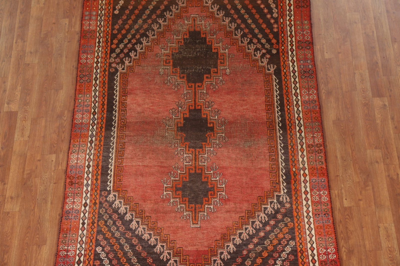 Vegetable Dye Antique Lori Persian Rug 5x8 - 2