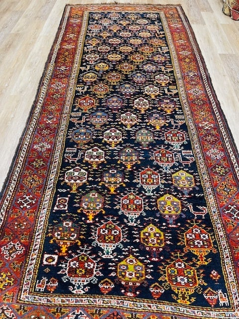 Antique Persian Lori - Bakhtiari Rug-5182 - 2