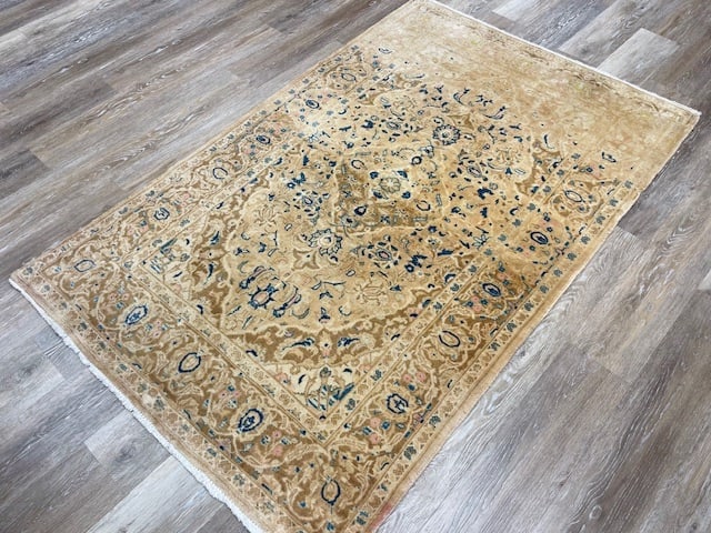 Vintage Persian Tabriz rug-5145 - 5