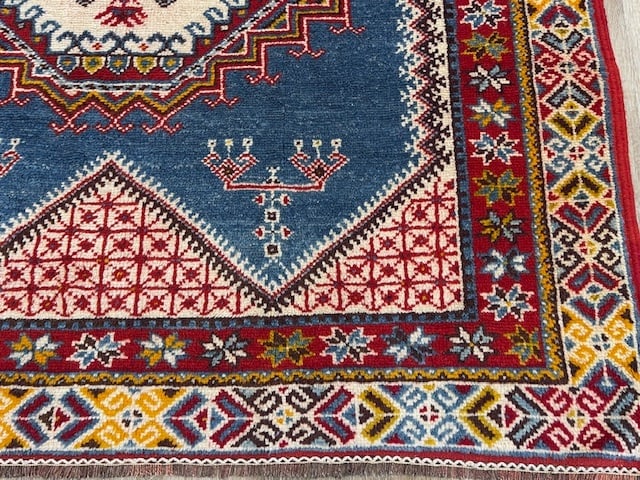 Antique Kazak Design Moroccon Rug-5144 - 3