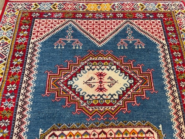 Antique Kazak Design Moroccon Rug-5144 - 6