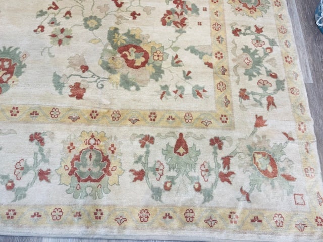 Fine Vintage Turkish Ushak Rug-4072 - 2