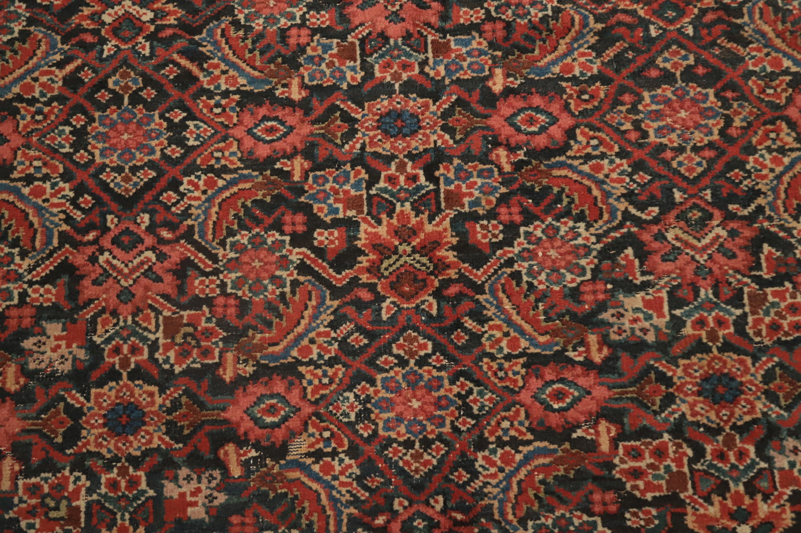 Pre-1900 Antique Vegetable Dye Sultanabad Persian Area Rug 6x13 - 5