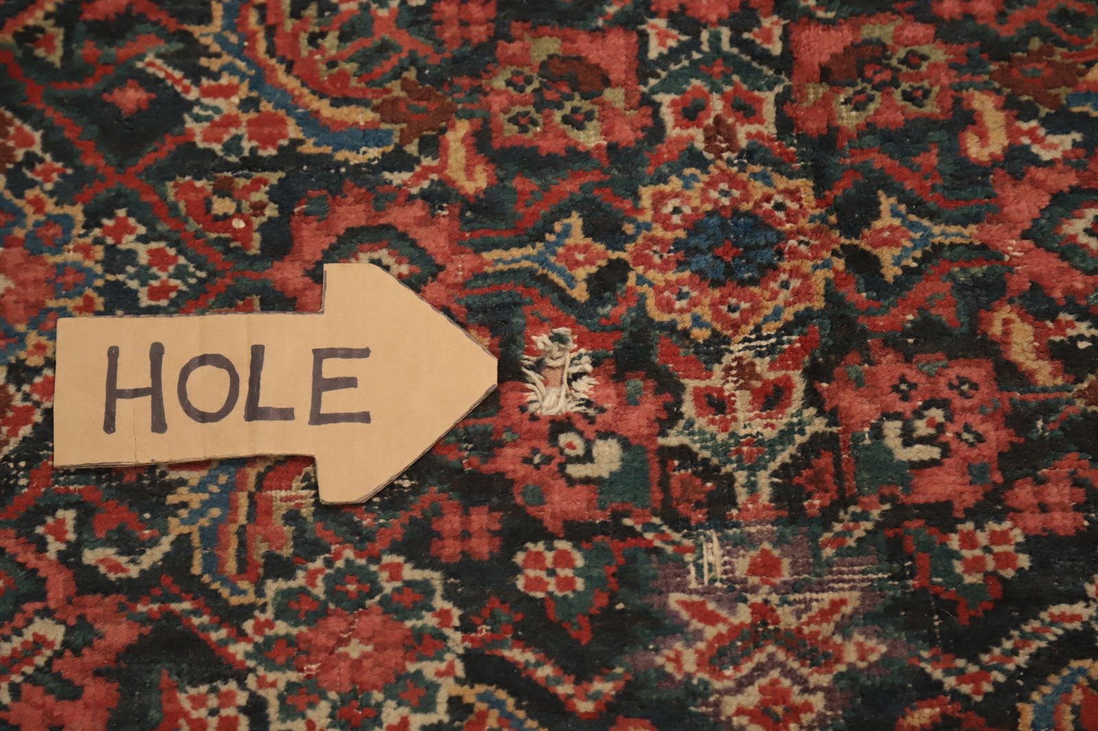 Pre-1900 Antique Vegetable Dye Sultanabad Persian Area Rug 6x13 - 9