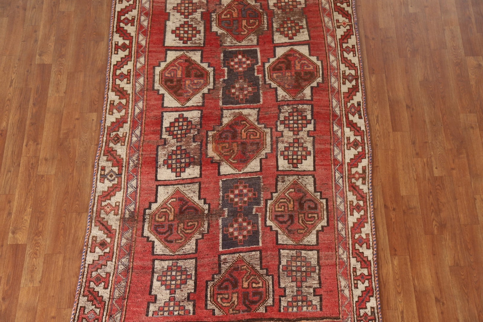 Antique Wool Lori Persian Rug 4x7 - 2