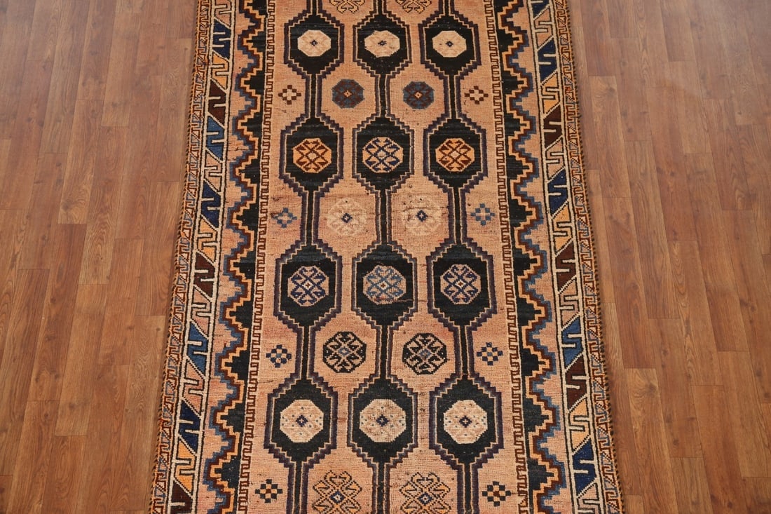 Antique Geometric Lori Persian Rug 4x8 - 2