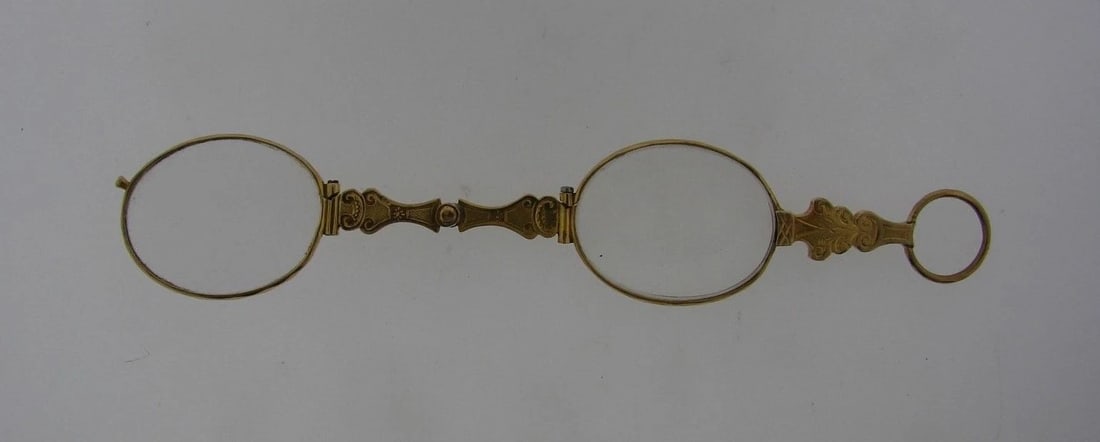 WOW Victorian 14k Yellow Gold Lornette Circa 1900s! - 3