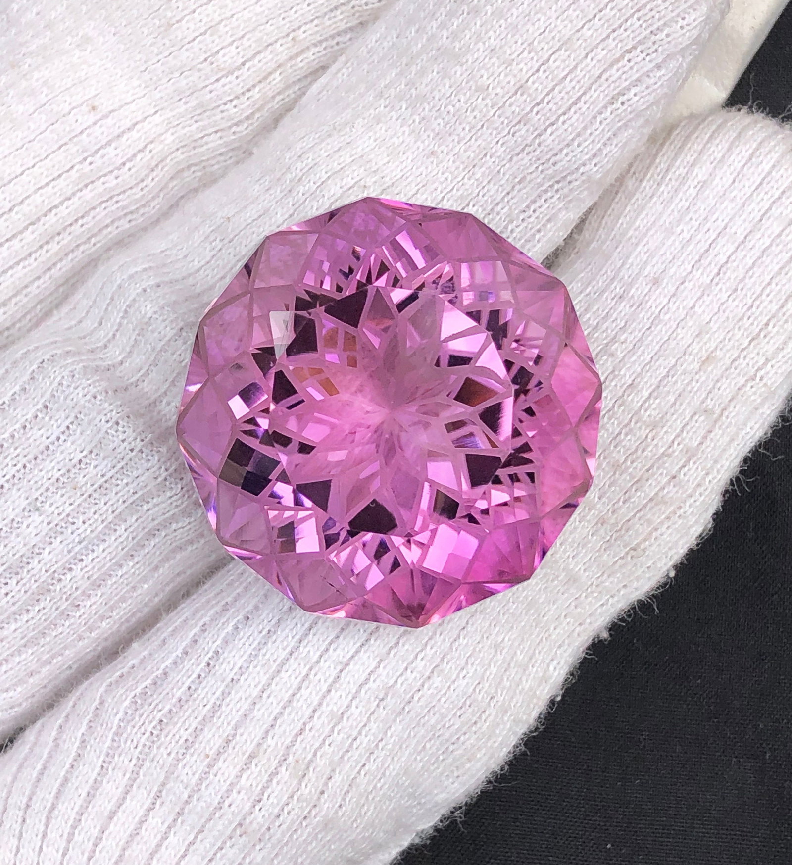 86.10 Carat Natural Amethyst Gemstone: Round Brilliant Cut, February Birthstone - 2