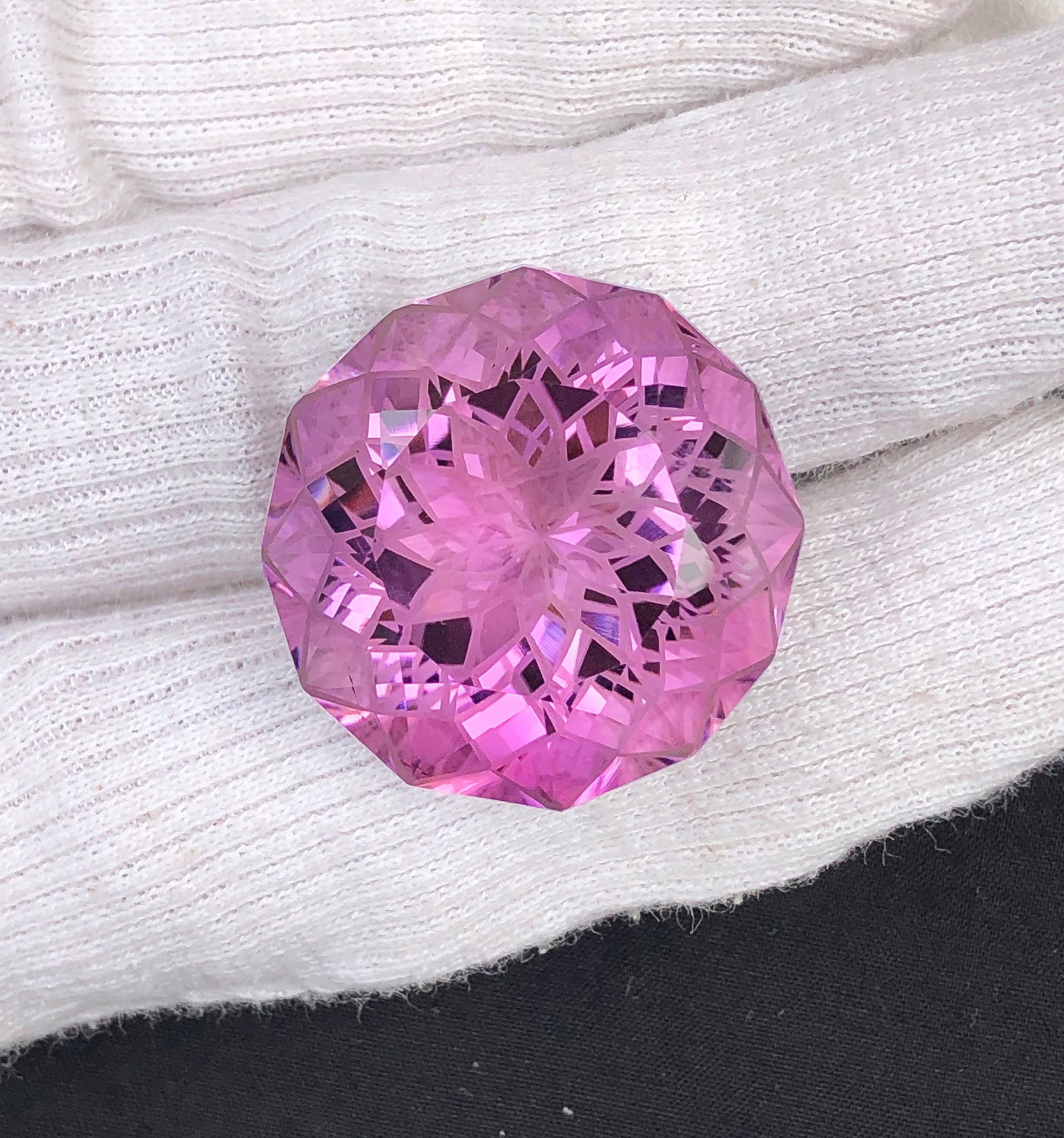 86.10 Carat Natural Amethyst Gemstone: Round Brilliant Cut, February Birthstone - 3