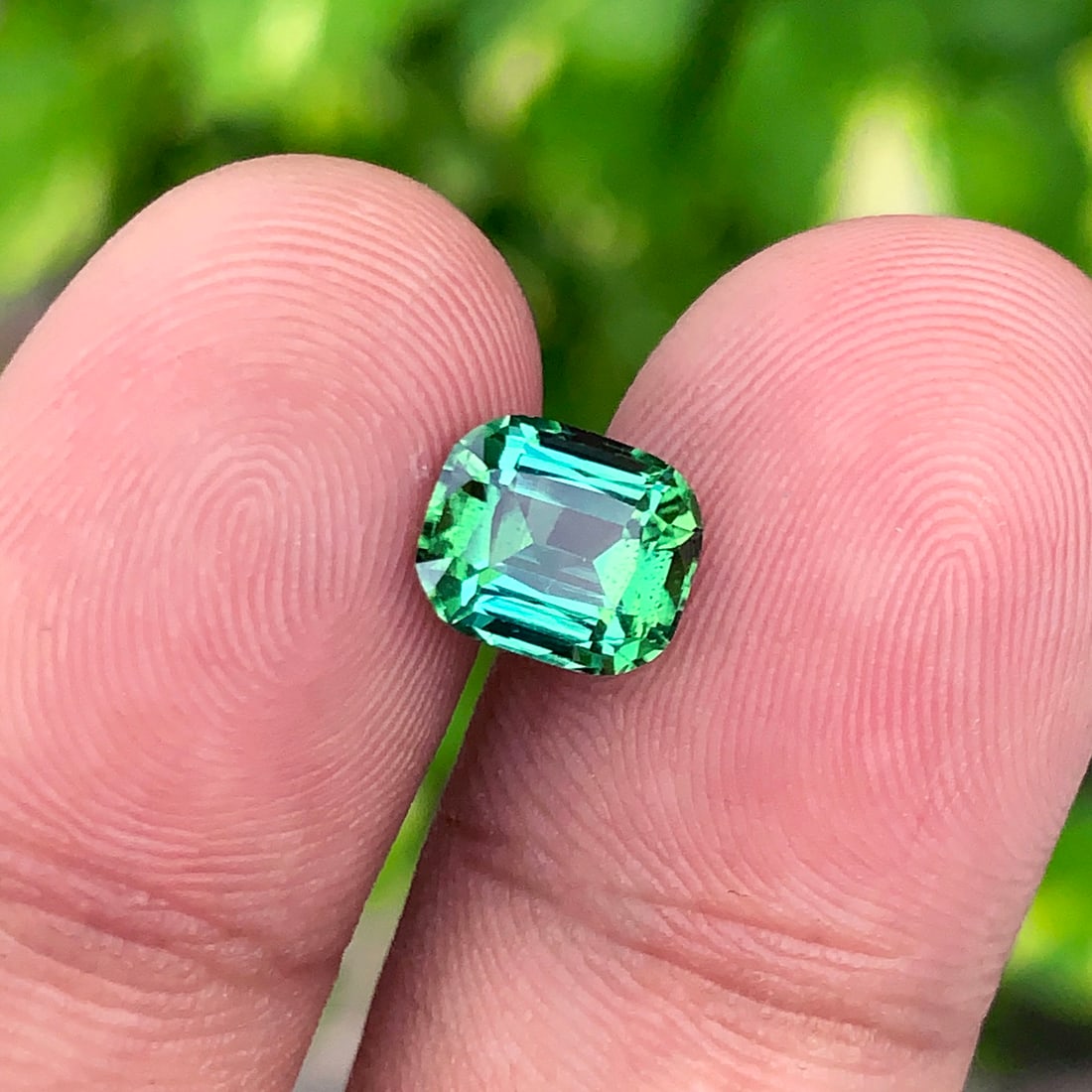 Bluish Green Tourmaline Ring Stone, Natural Tourmaline Gemstone For Ring - 5