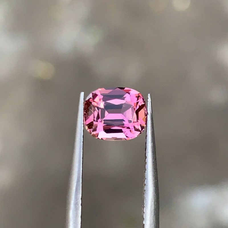 Pink Tourmaline Gemstone For Ring, Flawless Tourmaline Loose Stone, 1.60 CT (1 of 6)