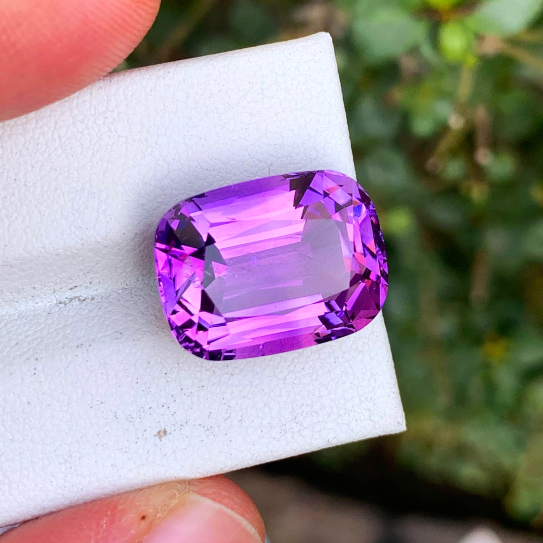 Purple Amethyst Gemstone, Natural Amethyst Ring Stone - 2