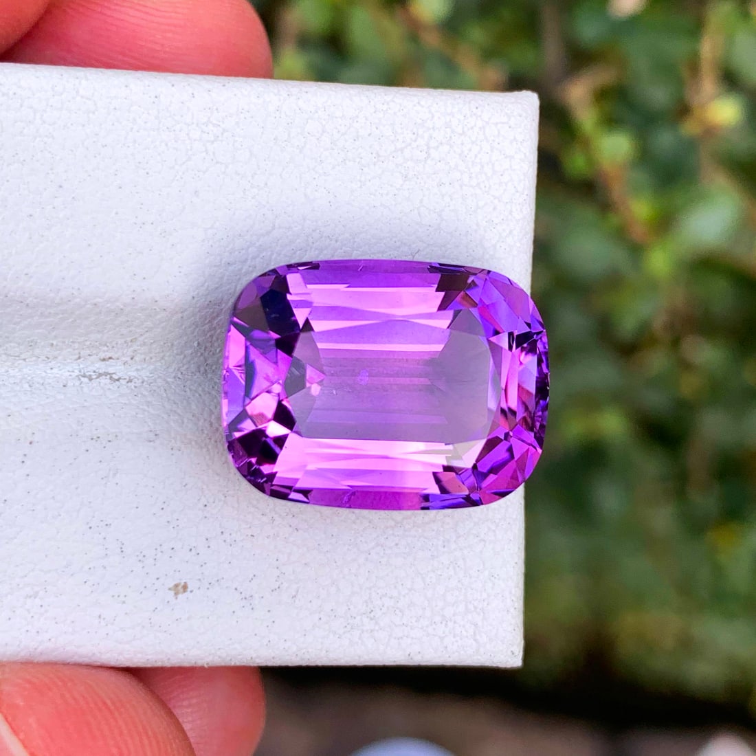 Purple Amethyst Gemstone, Natural Amethyst Ring Stone - 4