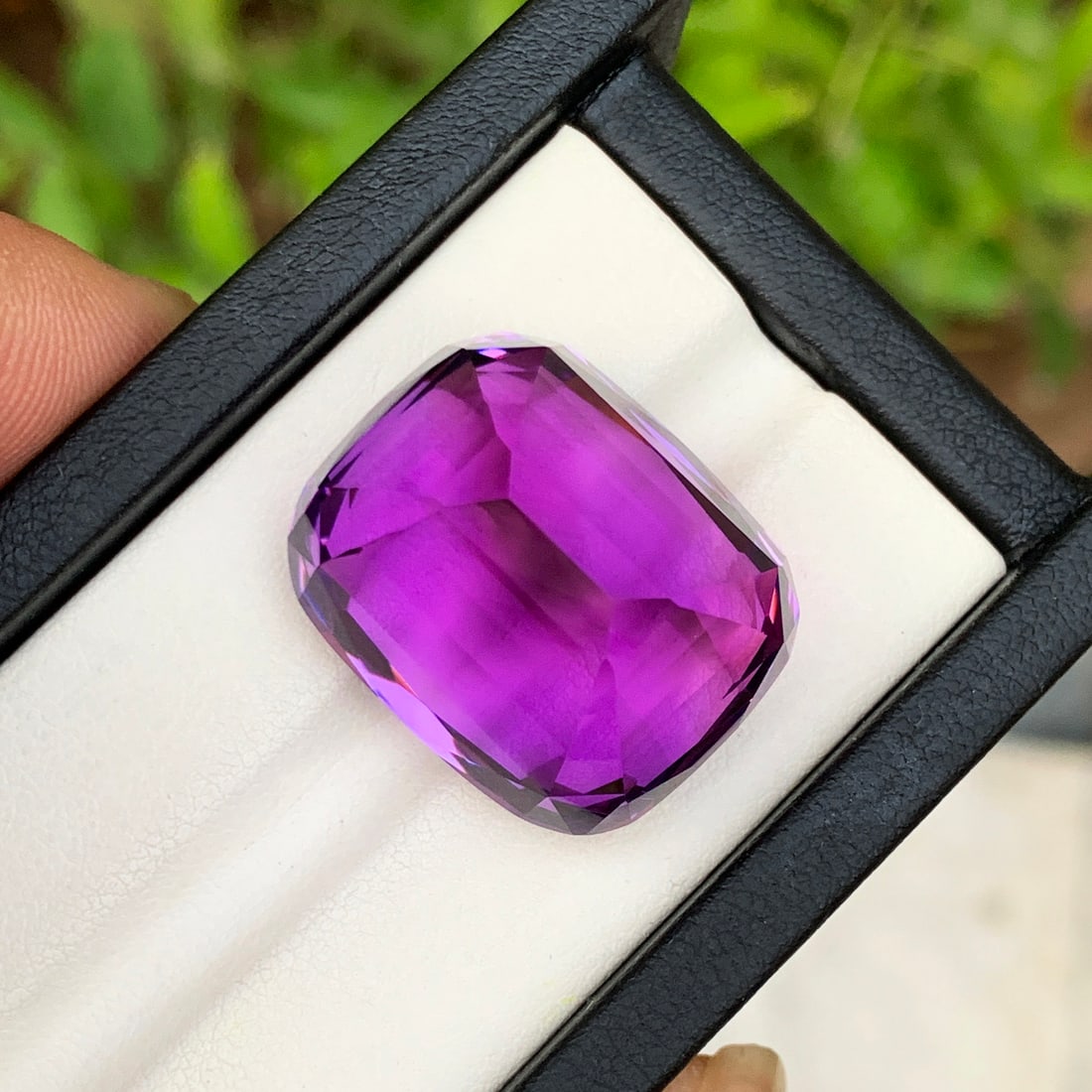 Natural Amethyst Loose Gemstone, Deep Purple Amethyst Gemstone, Flawless - 4
