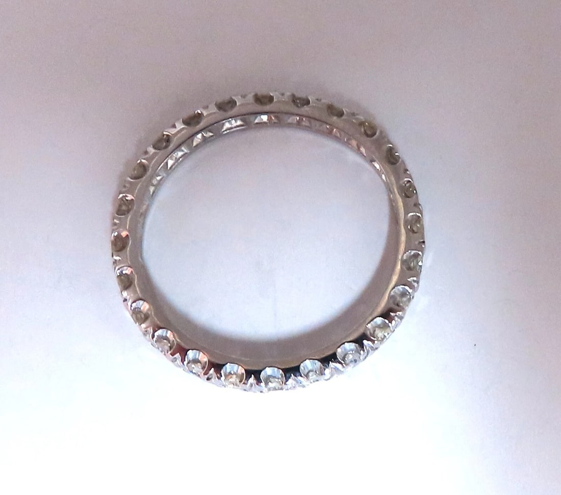.50ct Natural Round Diamonds Ring Sharing Prong 14kt *v - 3