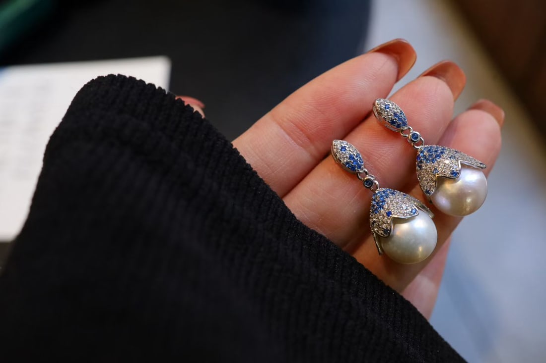 Sterling Silver Natural Pearl Earrings - 4