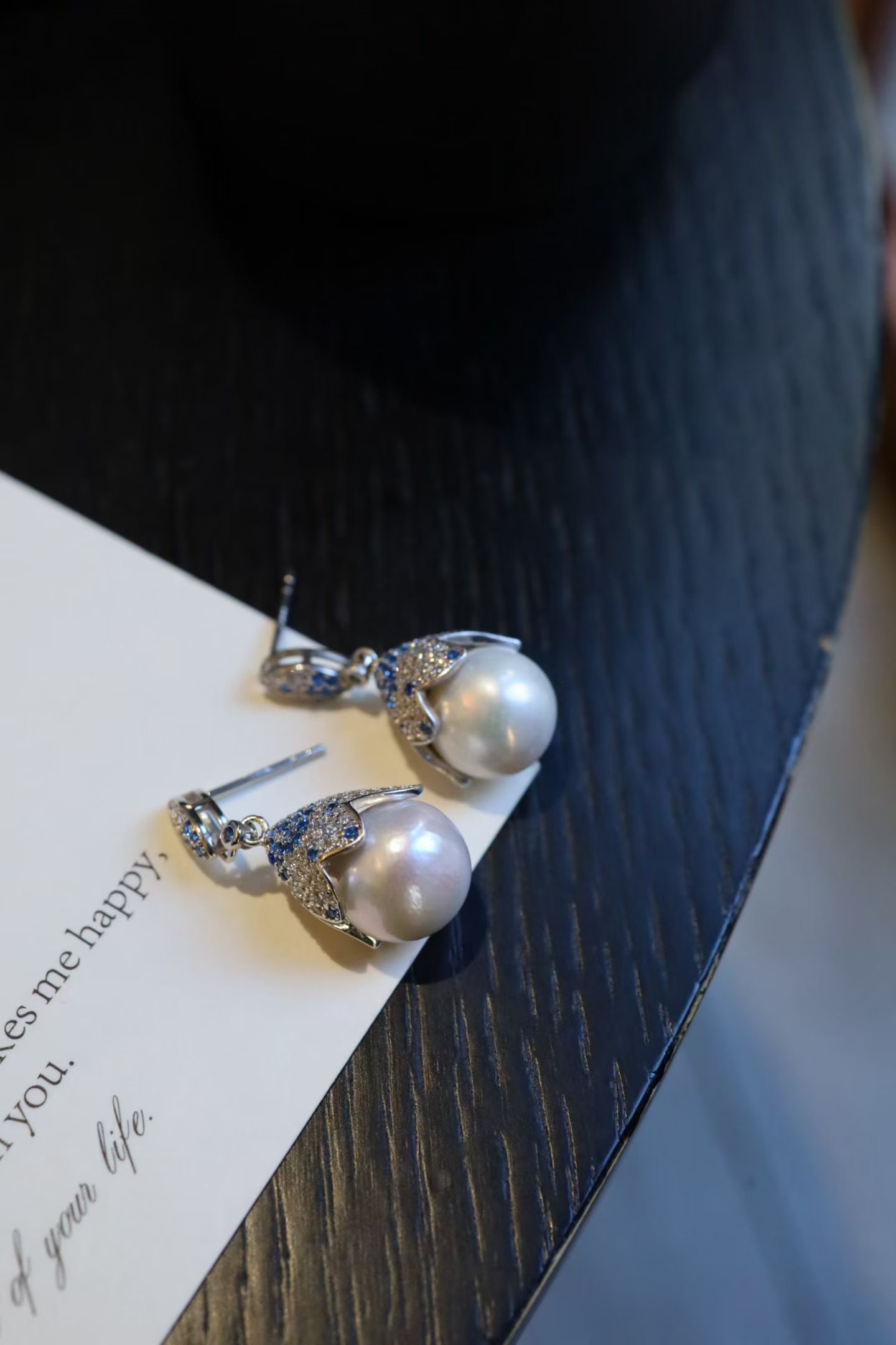 Sterling Silver Natural Pearl Earrings - 6