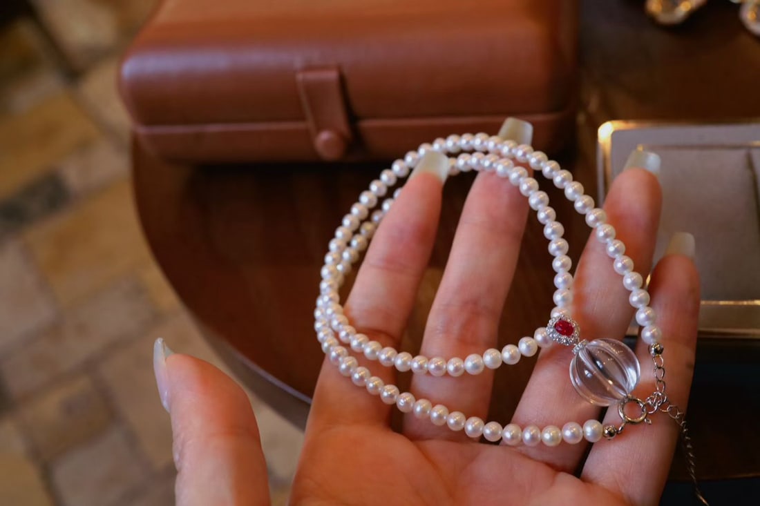 Natural Freshwater Pearl Necklace - 3