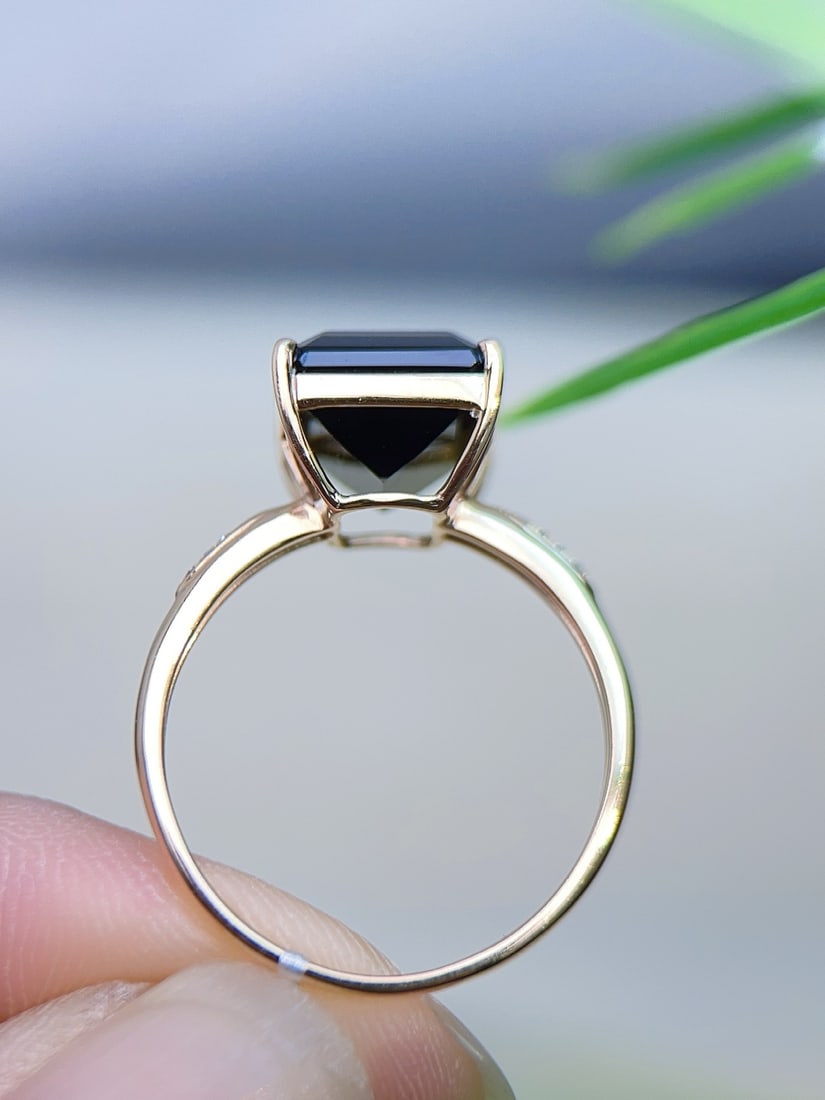 Natural Green Tourmaline Ring - 3