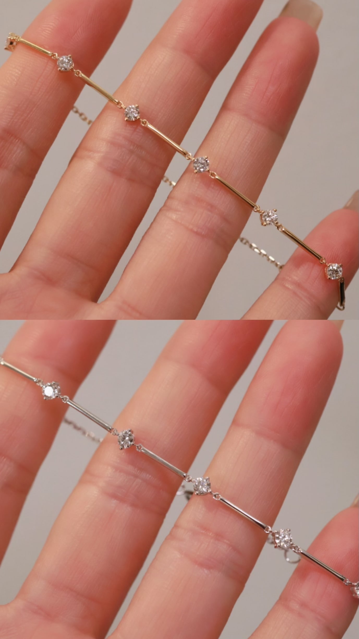 18K Gold Lab-Grown Diamond Bracelet - 3