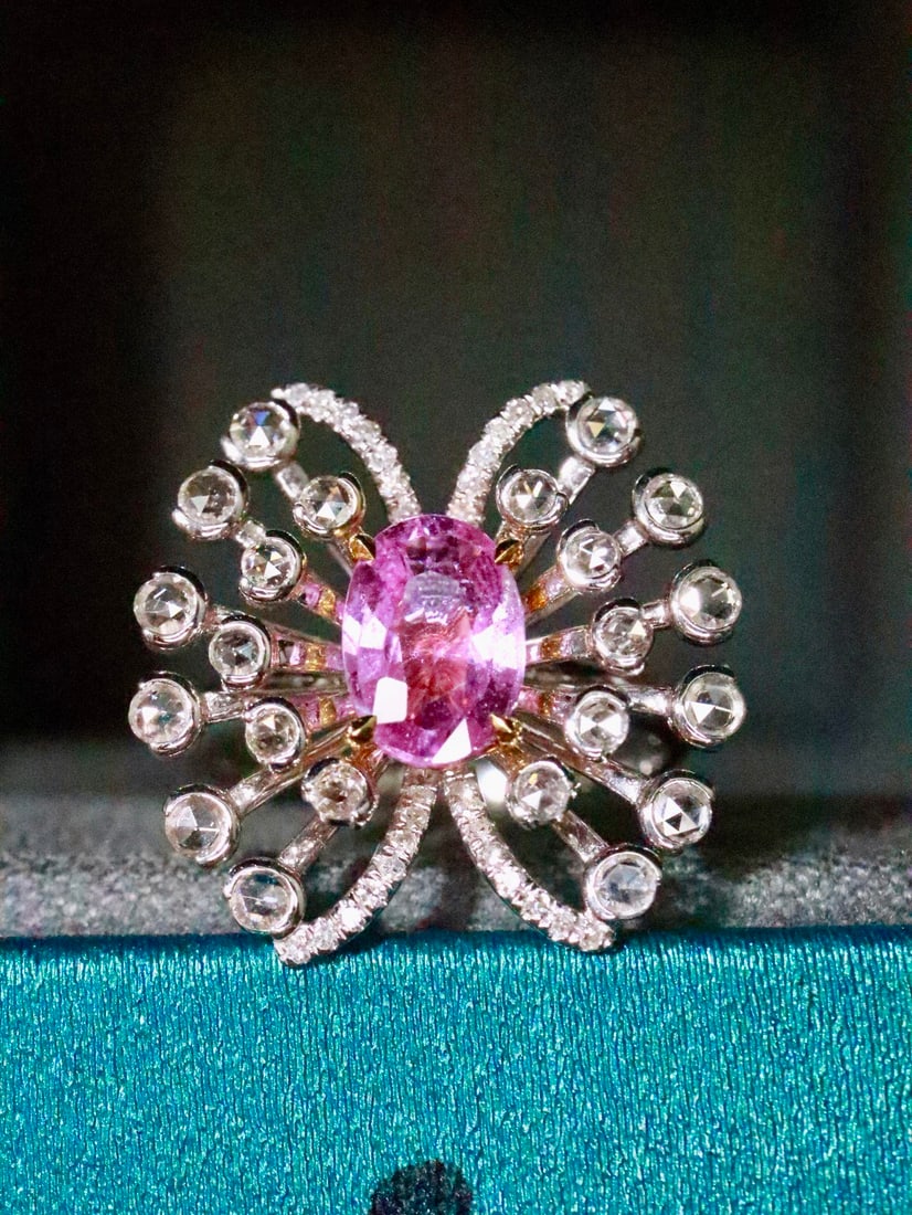 18K Gold Sapphire Ring - 4