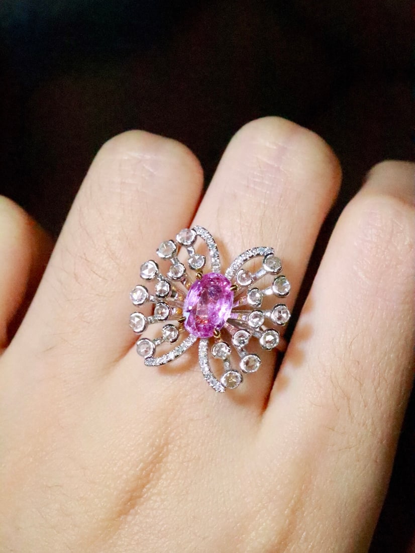 18K Gold Sapphire Ring - 5