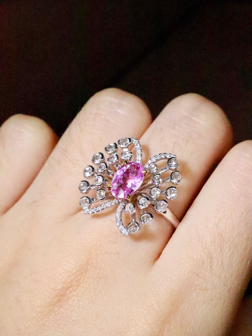 18K Gold Sapphire Ring - 6