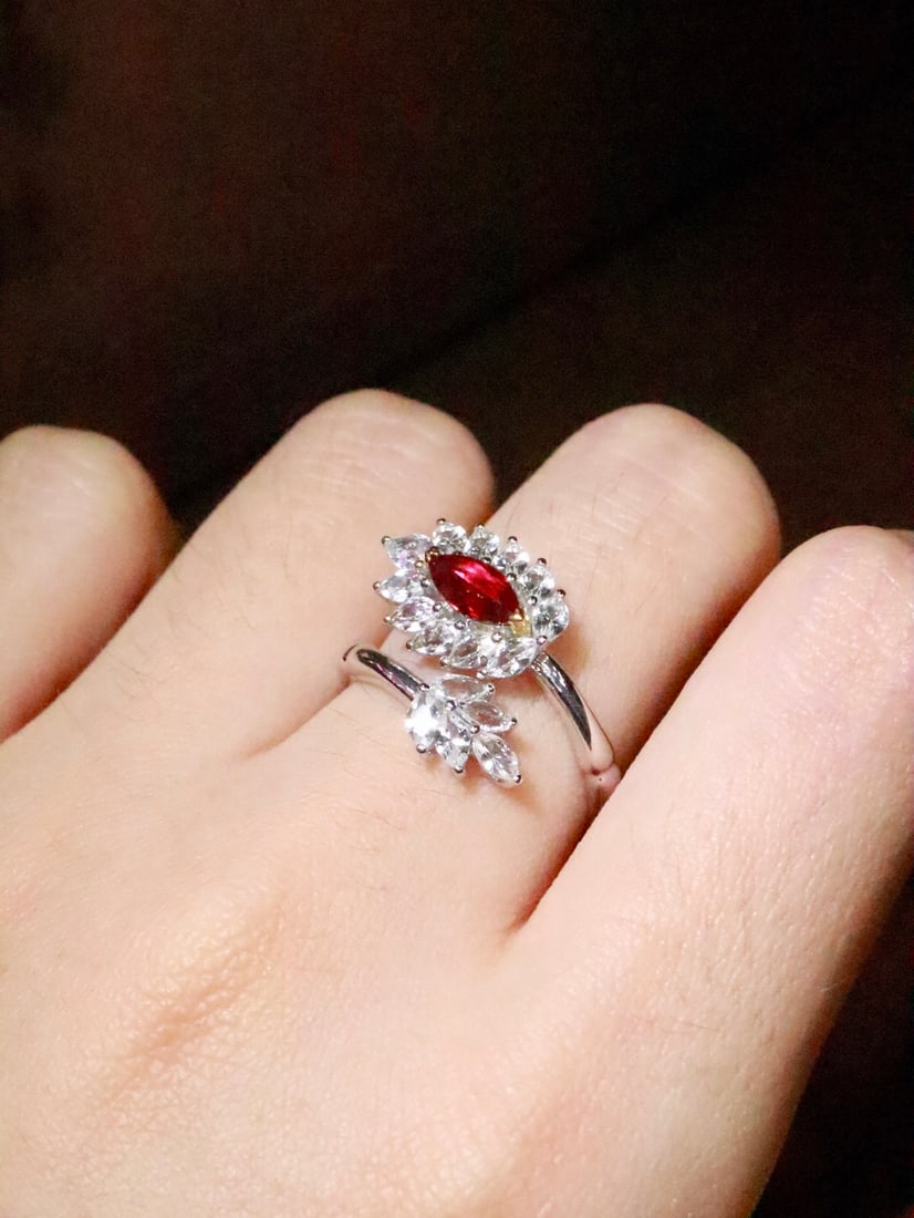 18K Gold Ruby Ring - 6