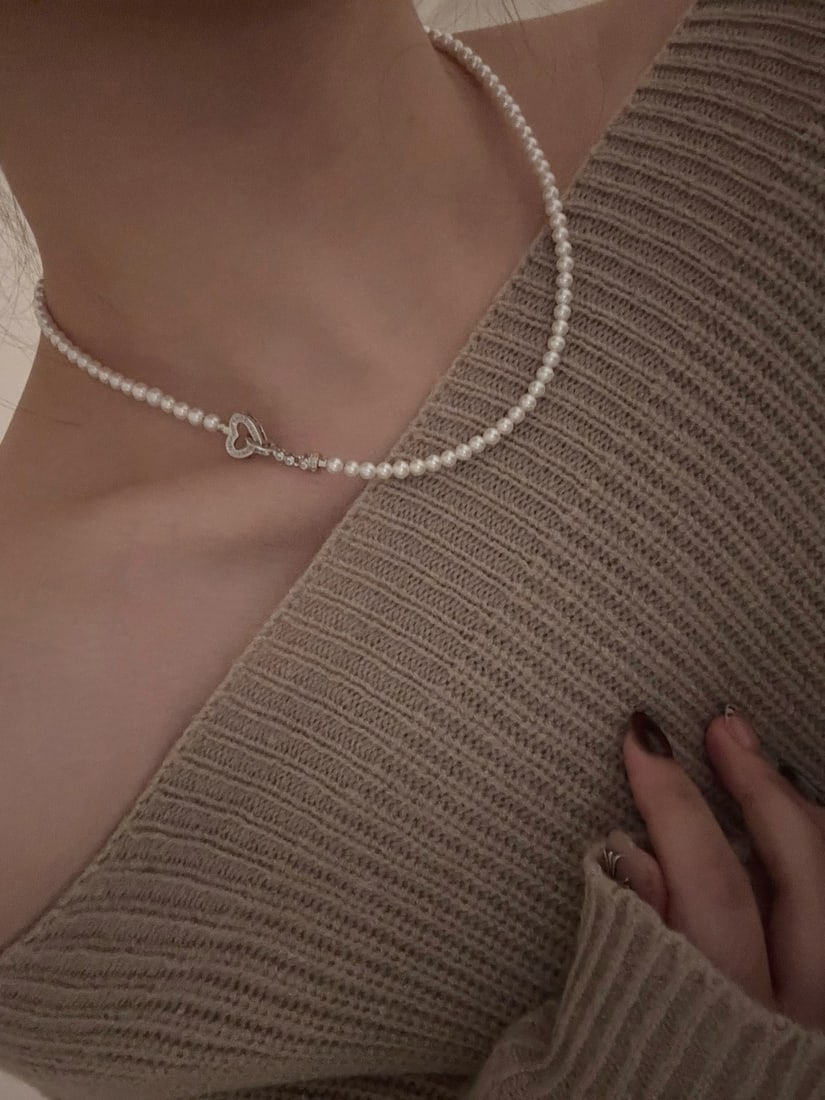Natural Freshwater Pearl Necklace - 5