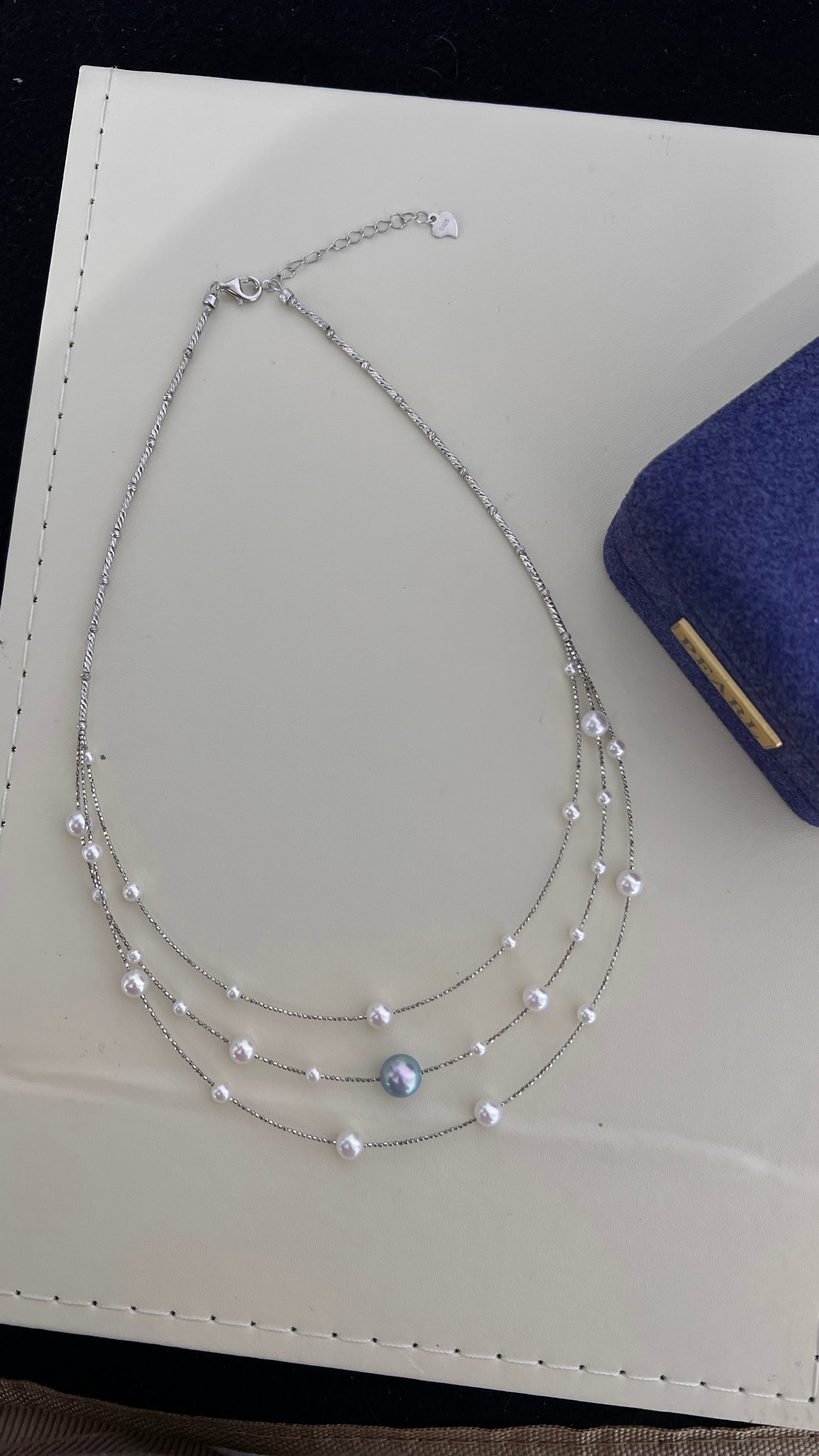 Freshwater pearl necklace - 5