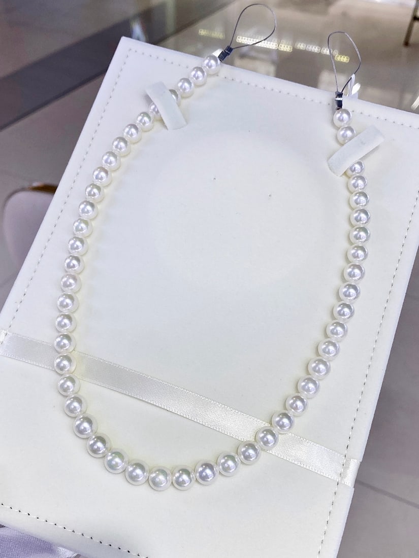 No-Tone Akoya Seawater Pearl Necklace - 2