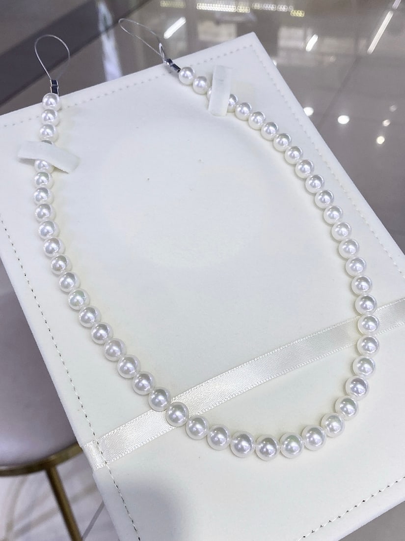 No-Tone Akoya Seawater Pearl Necklace - 4