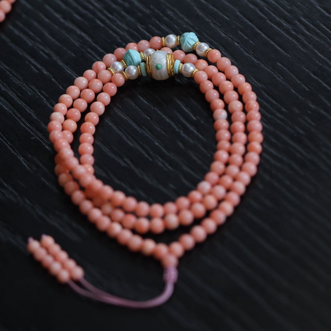 Natural Red Coral Bracelet - 5