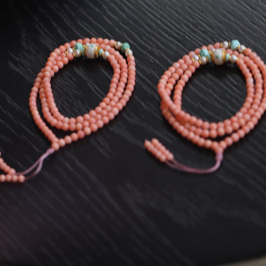 Natural Red Coral Bracelet - 6