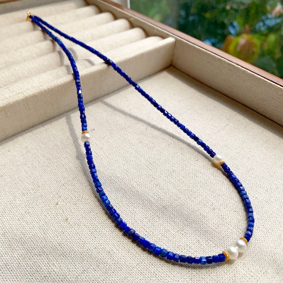 Natural Lapis Lazuli Necklace - 5