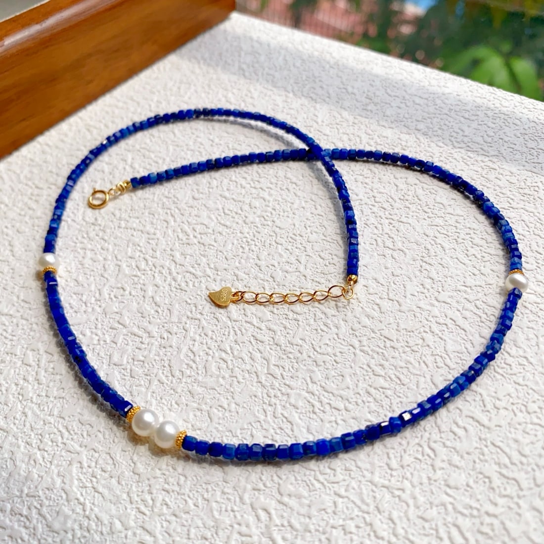 Natural Lapis Lazuli Necklace - 6