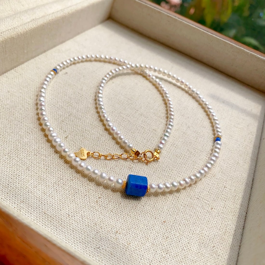 Natural Pearl Necklace - 7