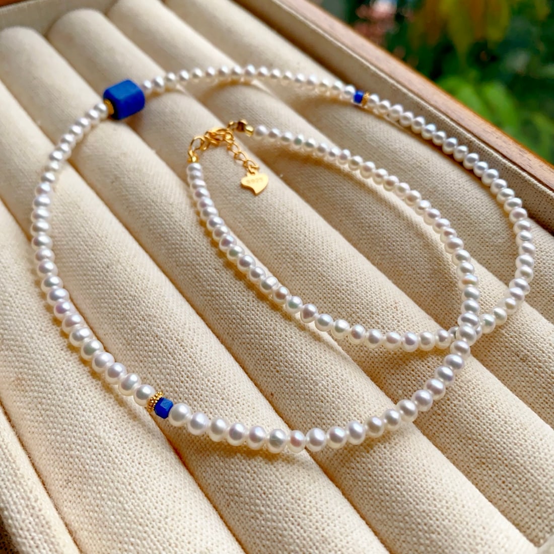 Natural Pearl Necklace - 9