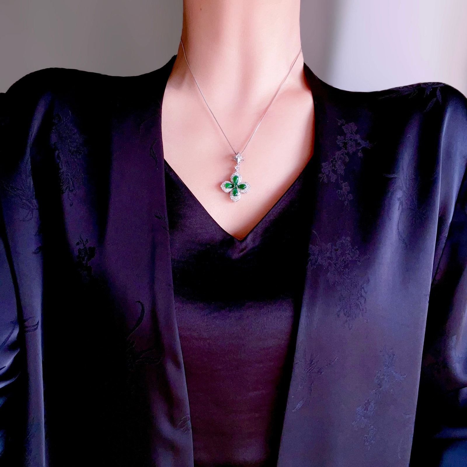 Natural Jade Pendant - 9