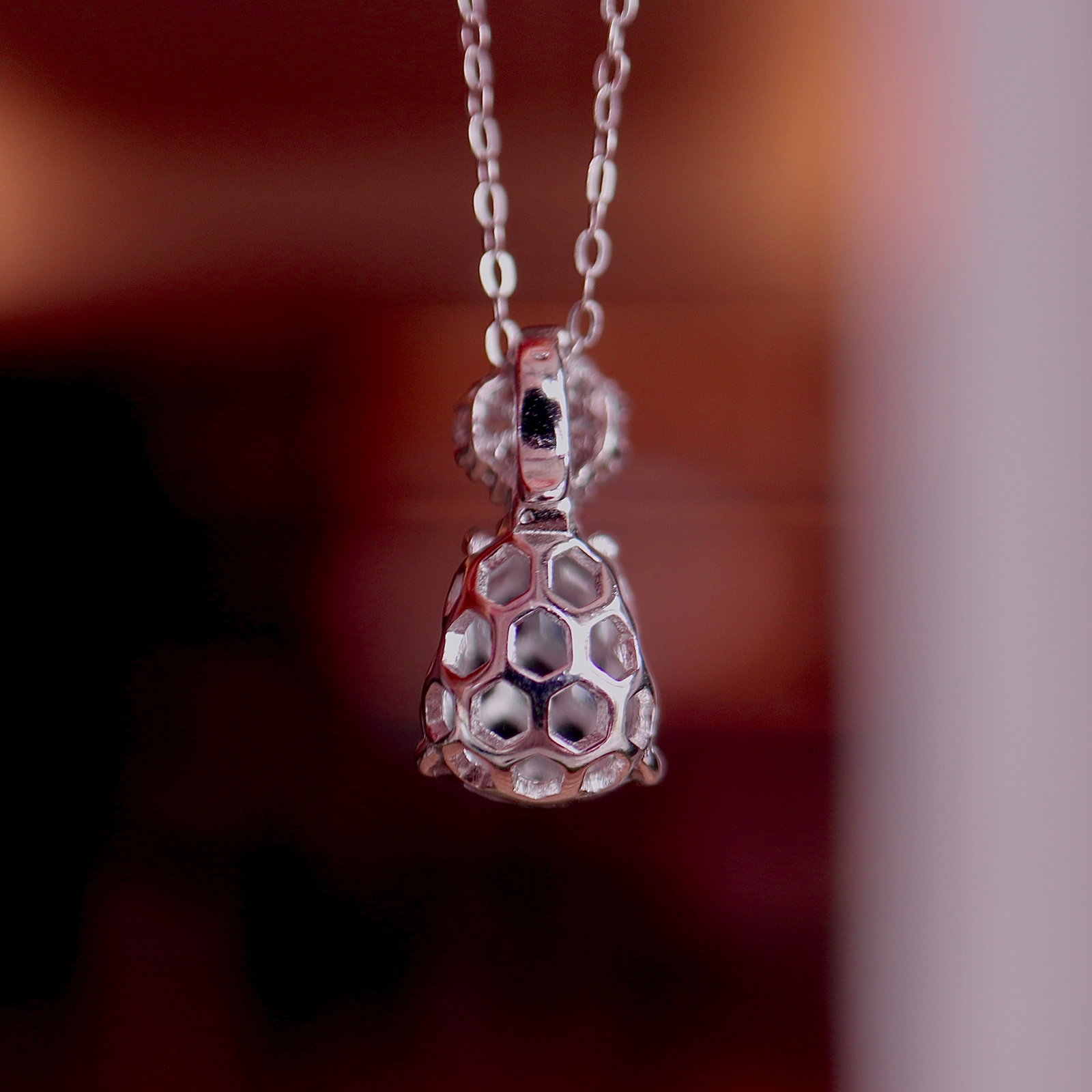 S925 Silver Natural Jadeite Gourd Pendant - 7