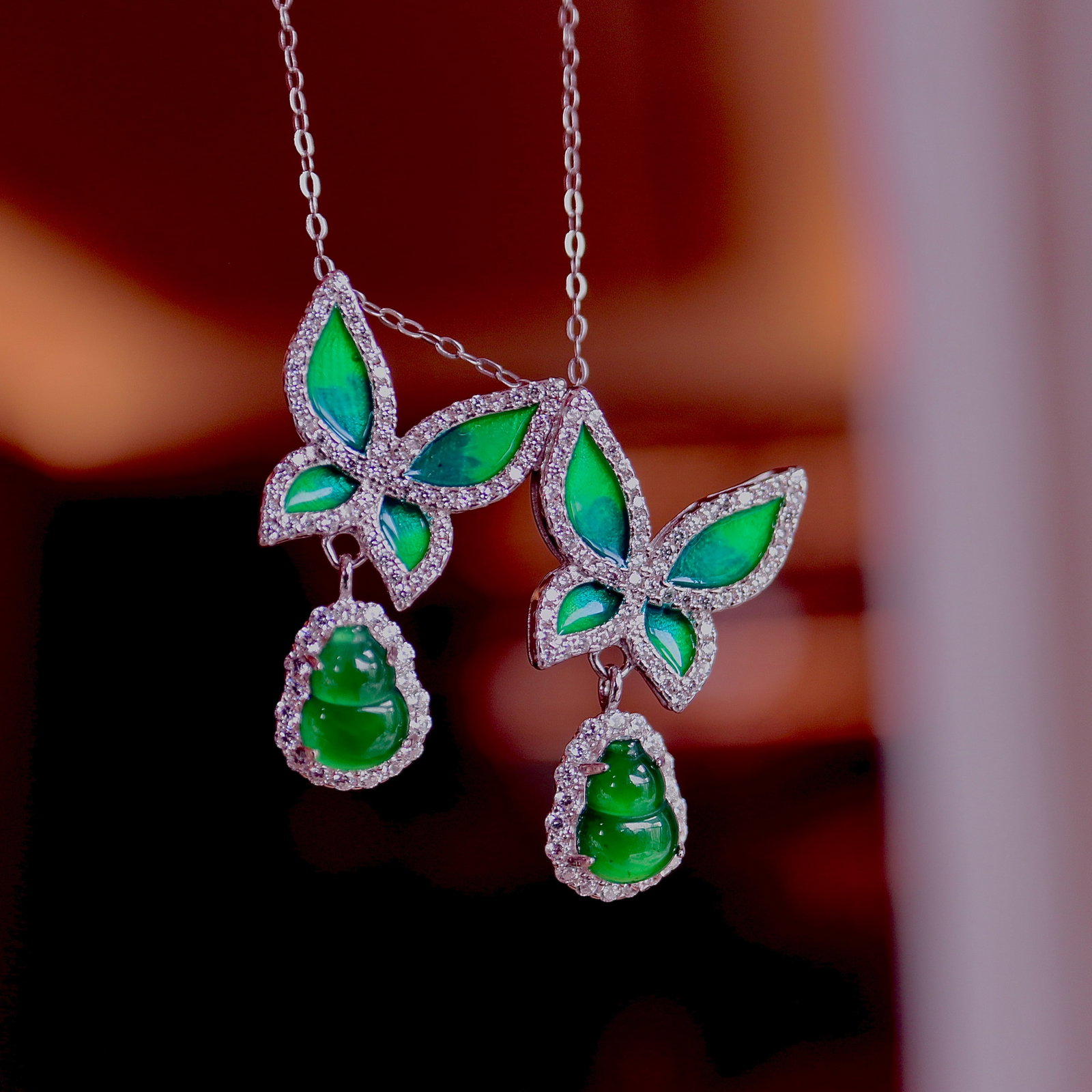 S925 Silver Natural Type Butterfly Pendant - 3