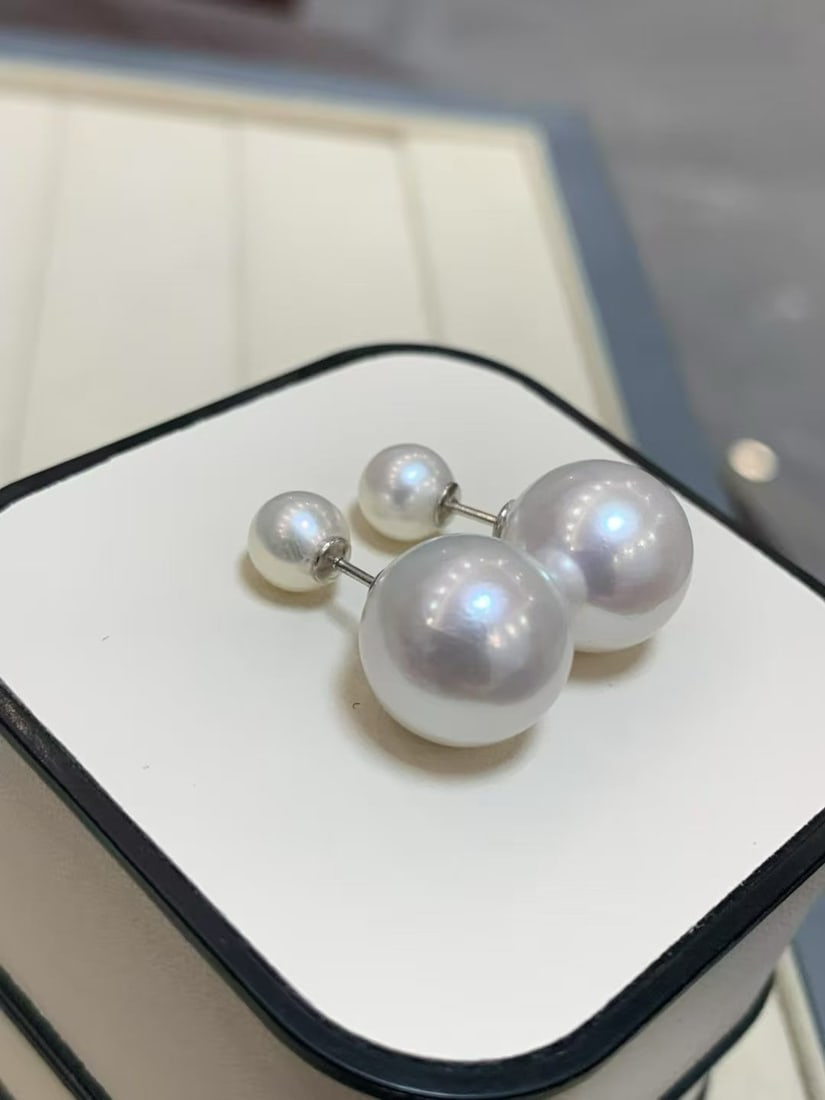 Natural Edison Pearl Earrings - 2