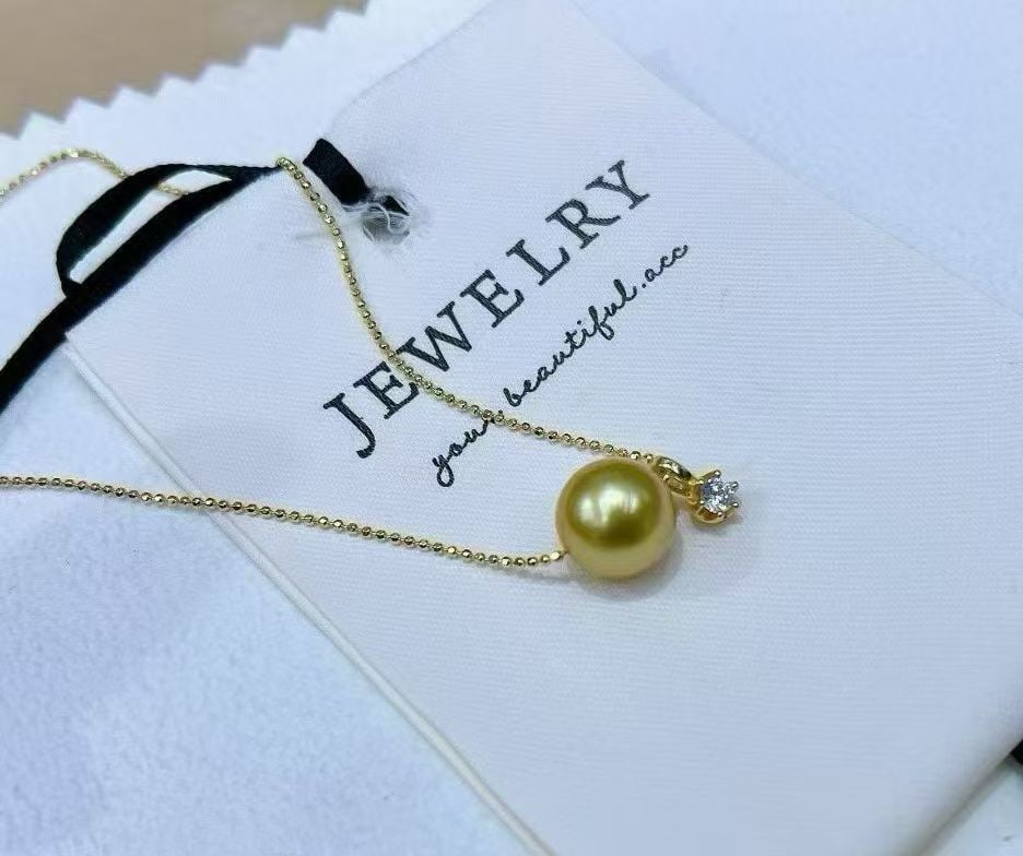 South Sea Golden Pearl Necklace - 2