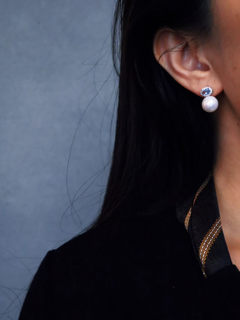 Sterling Silver Pearl Earrings - 2