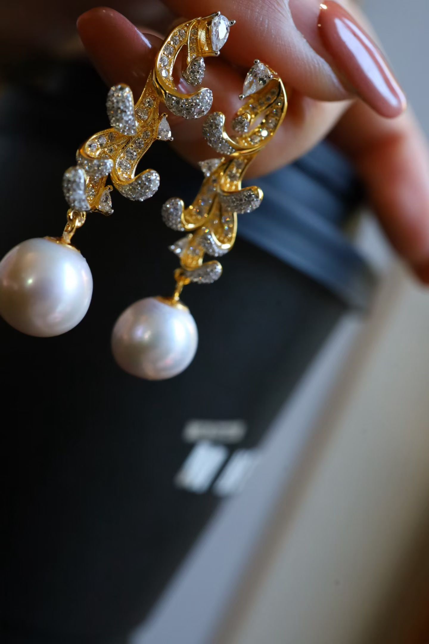 Natural Pearl Earrings - 3