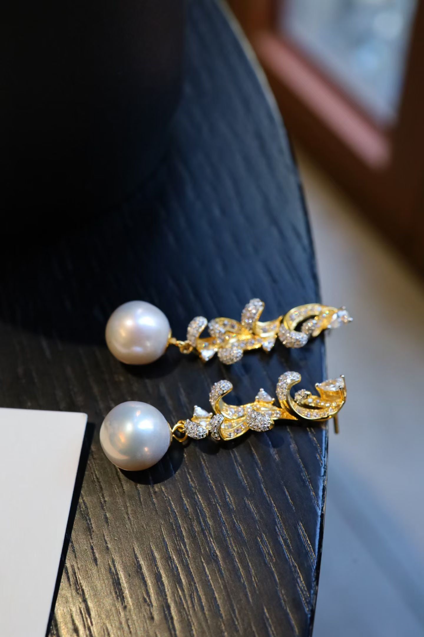 Natural Pearl Earrings - 8